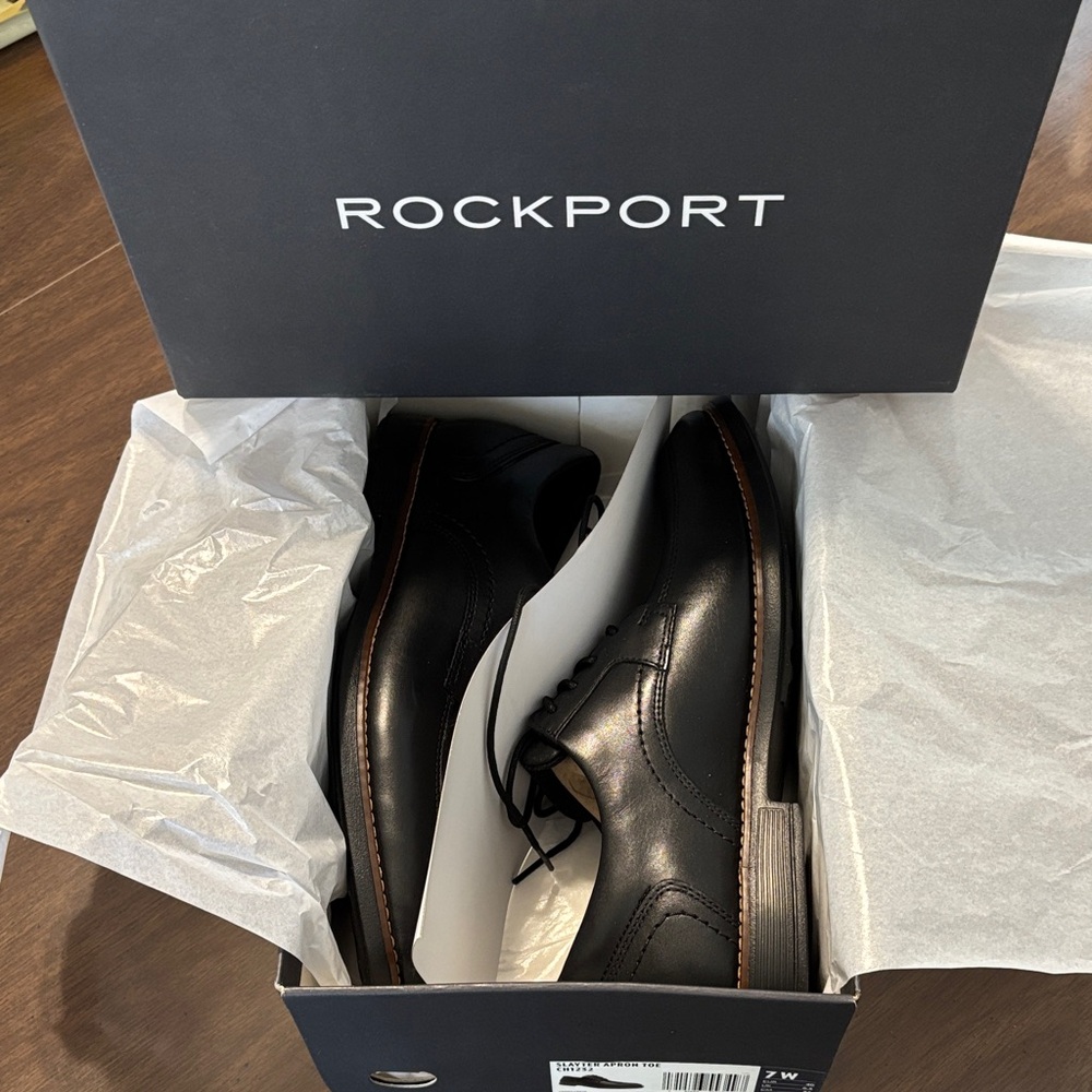 Rockport Men's Black Oxford Shoes